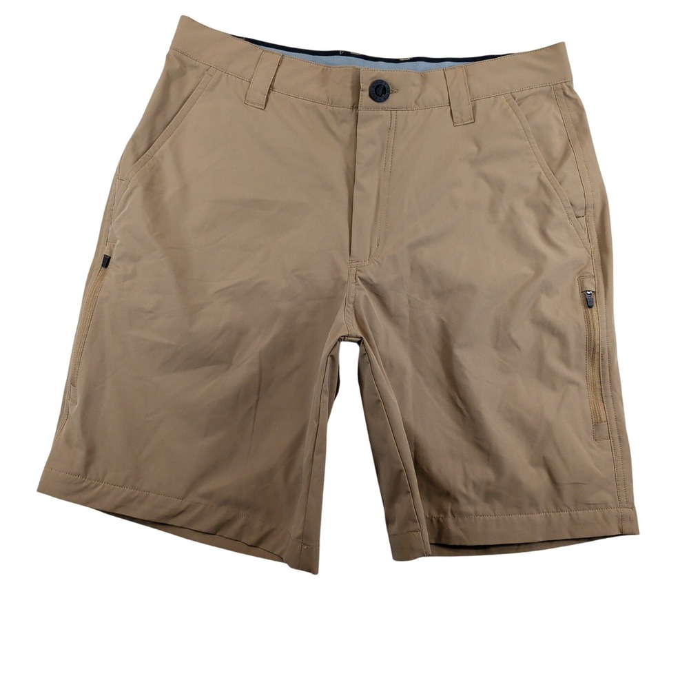 Orvis Lightweight Tech Shorts Mens Tan Performance Outdoor Hiking 30 1758705